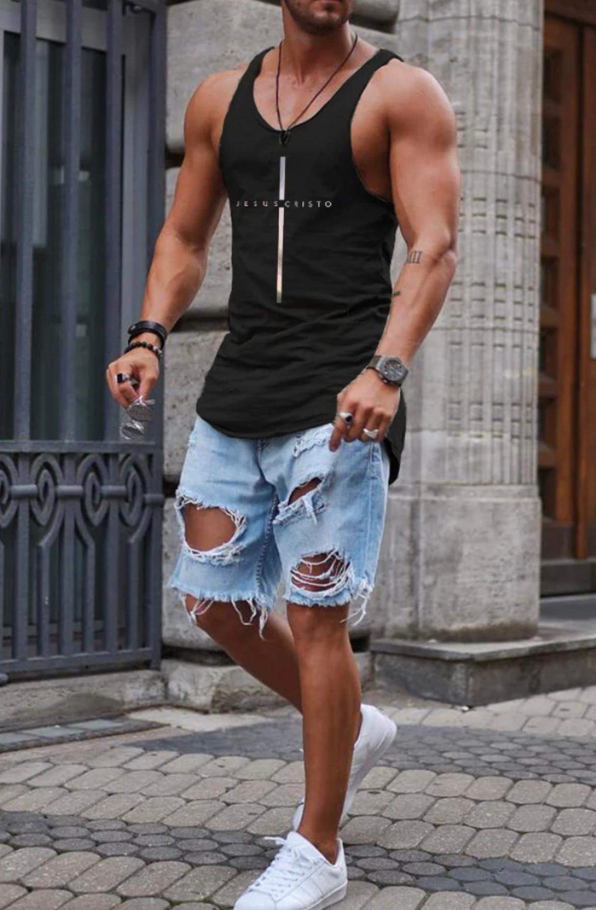 Sexy Kleidung fr Jungs Style ndern von T-Shirt zu rmellos? (Mnner, Sport, Krper) Sexy Kleidung fr Jungs Style ndern von T-Shirt zu rmellos? (Mnner, Sport, Krper)
