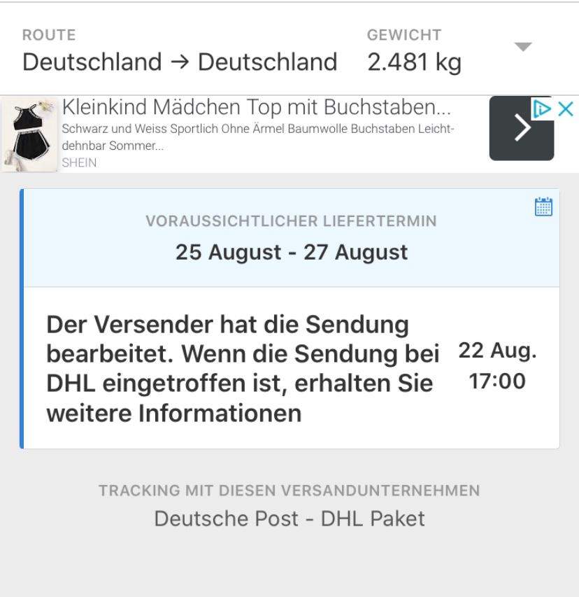 Wie Lange Dauert Der Versand Bei Shein