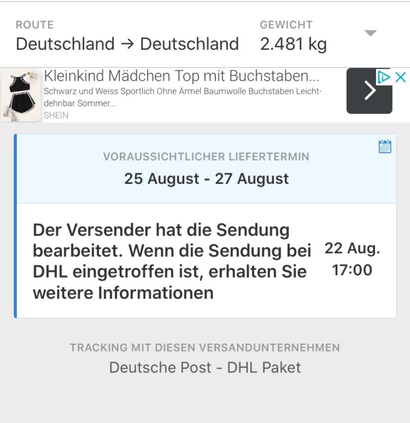 Wie Lange Dauert Eine Shein Bestellung