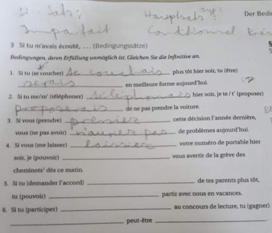 Si-Satz Typ 2 oder 3? (Grammatik, Französisch, Zeitformen)