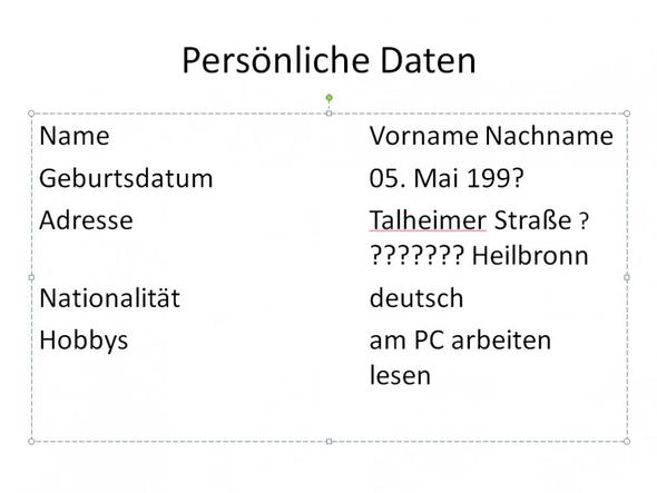 Sich Vorstellen Mit Powerpoint Dringent Vorstellungsgesprach