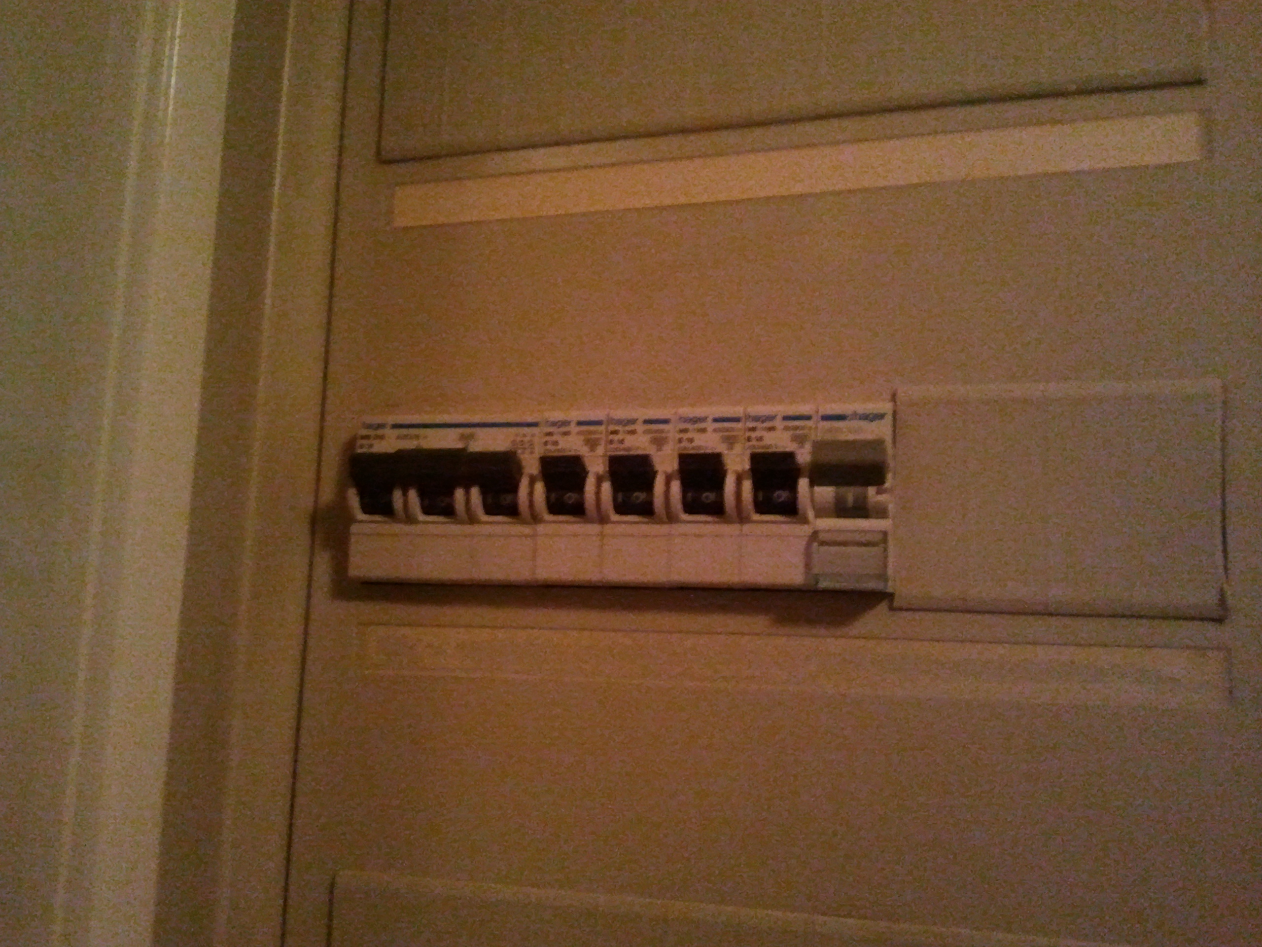 Sicherungskasten Sicherung für Elektroherd mit Backofen