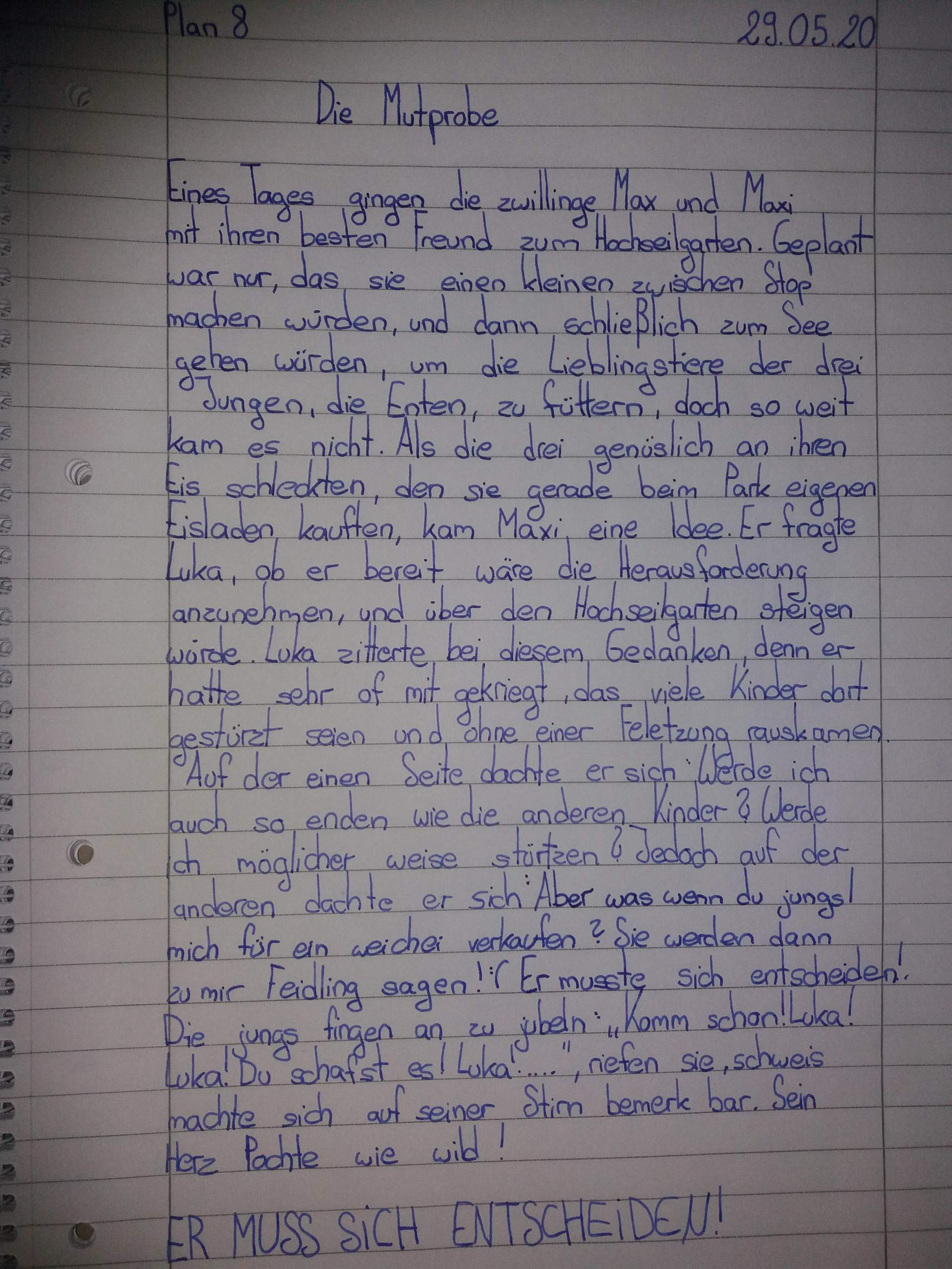 Sie diese Geschichte spannend?