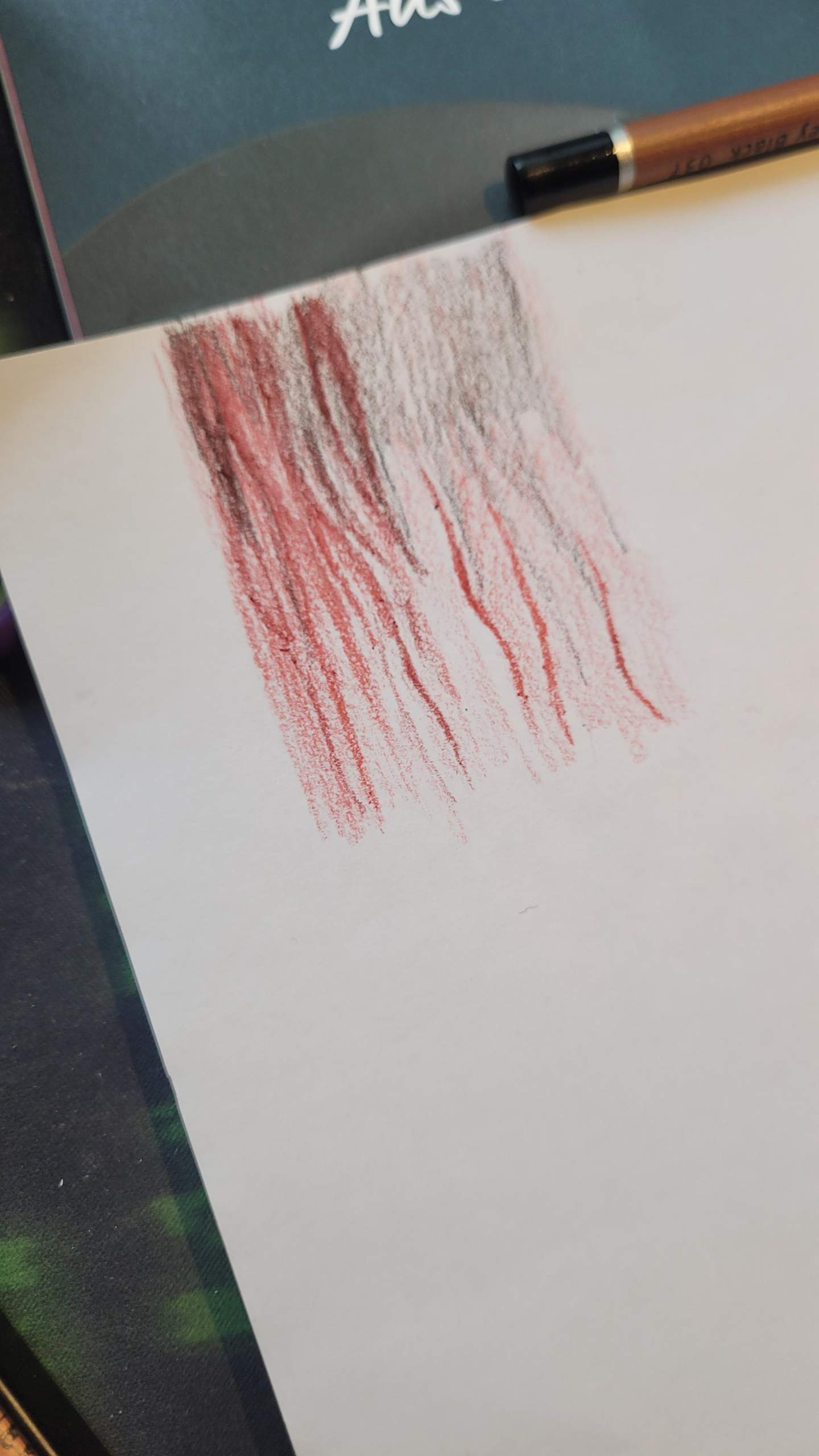 Sieht das aus wie die Oberfläche von einem Blutsee? (Blut, zeichnen, malen)