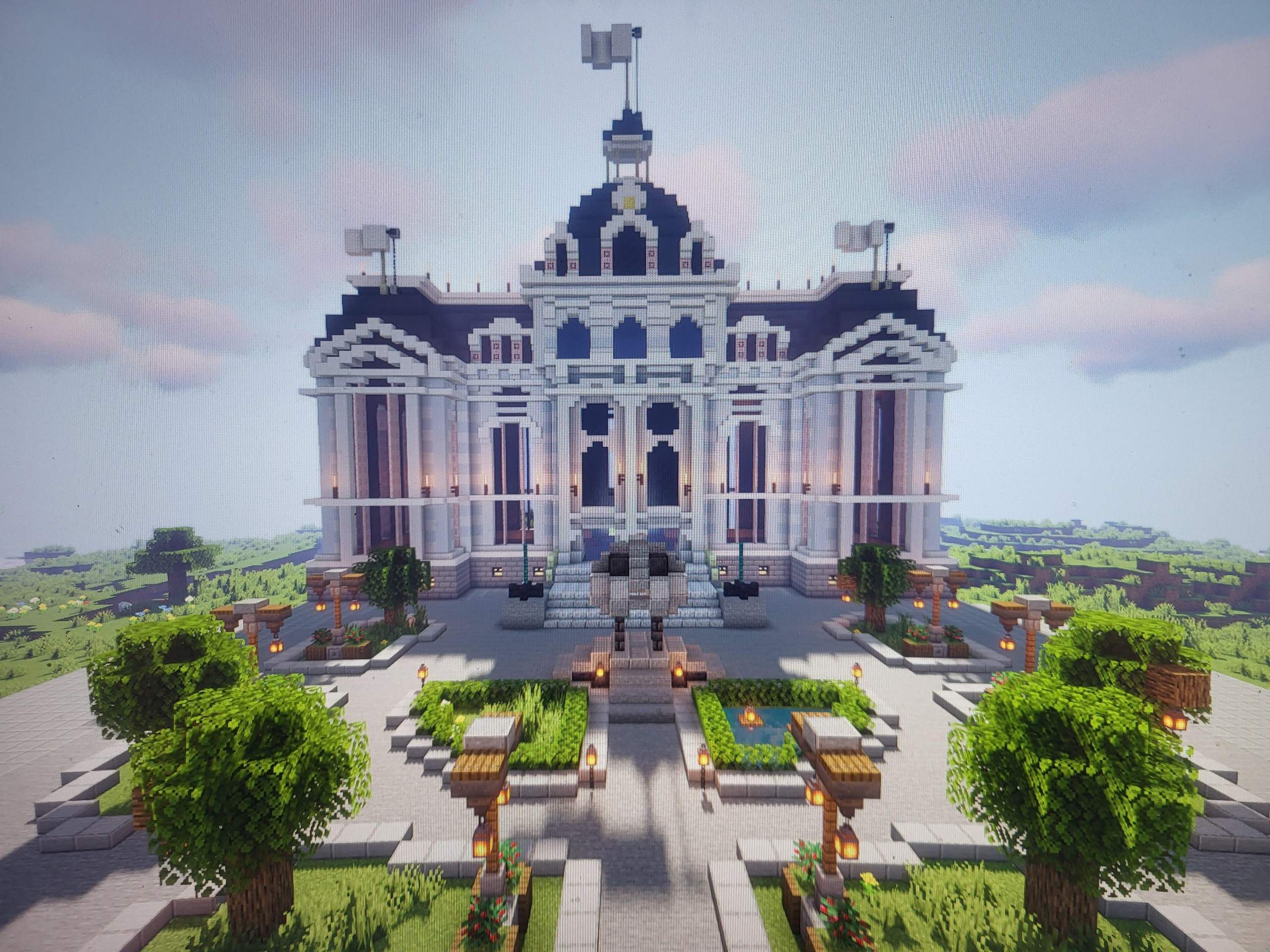 Sieht das für euch aus wie ein Rathaus (Minecraft)? (Kreativität)