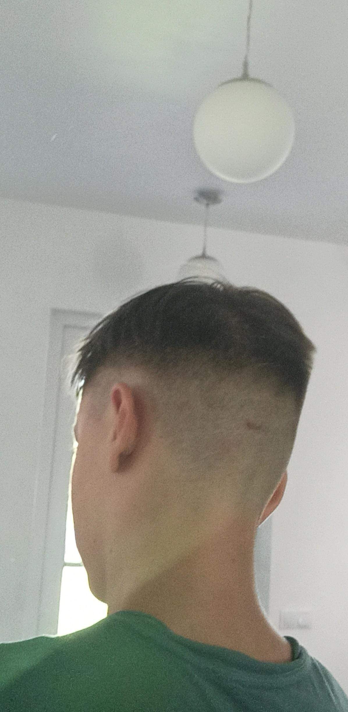 Sieht dieser Übergang schlecht aus? (Friseur, uebergang)