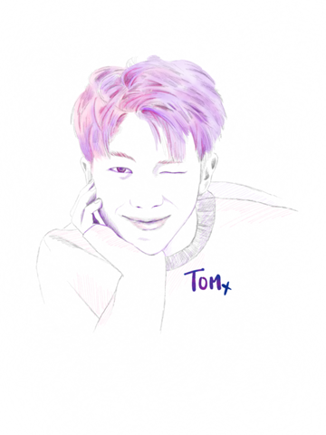 Sieht Meine Zeichnung Wie Rm Bts Aus Kunst Zeichnen Malen