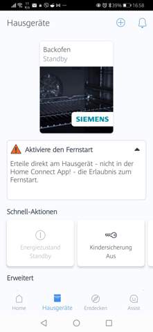 Siemens Home Connect?