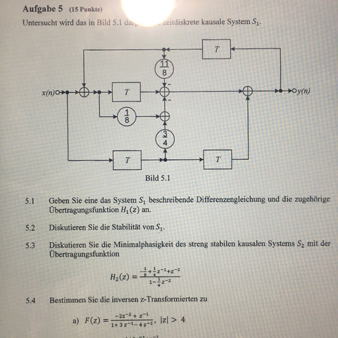 Aufgabe a1) - (Mathematik, Elektrotechnik, System)