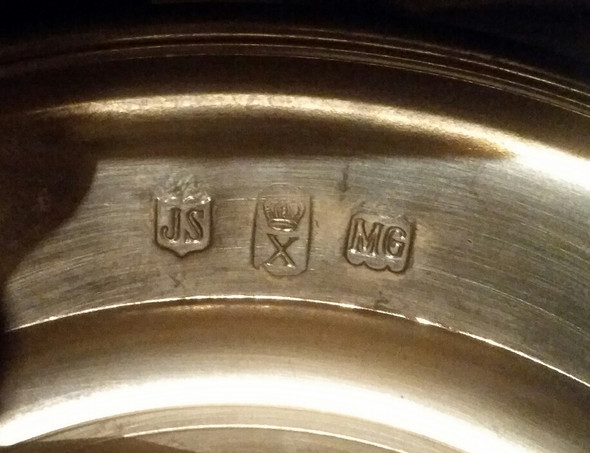 Silberteller Kontrollstempel - (Silber, Antiquitäten, Antik)