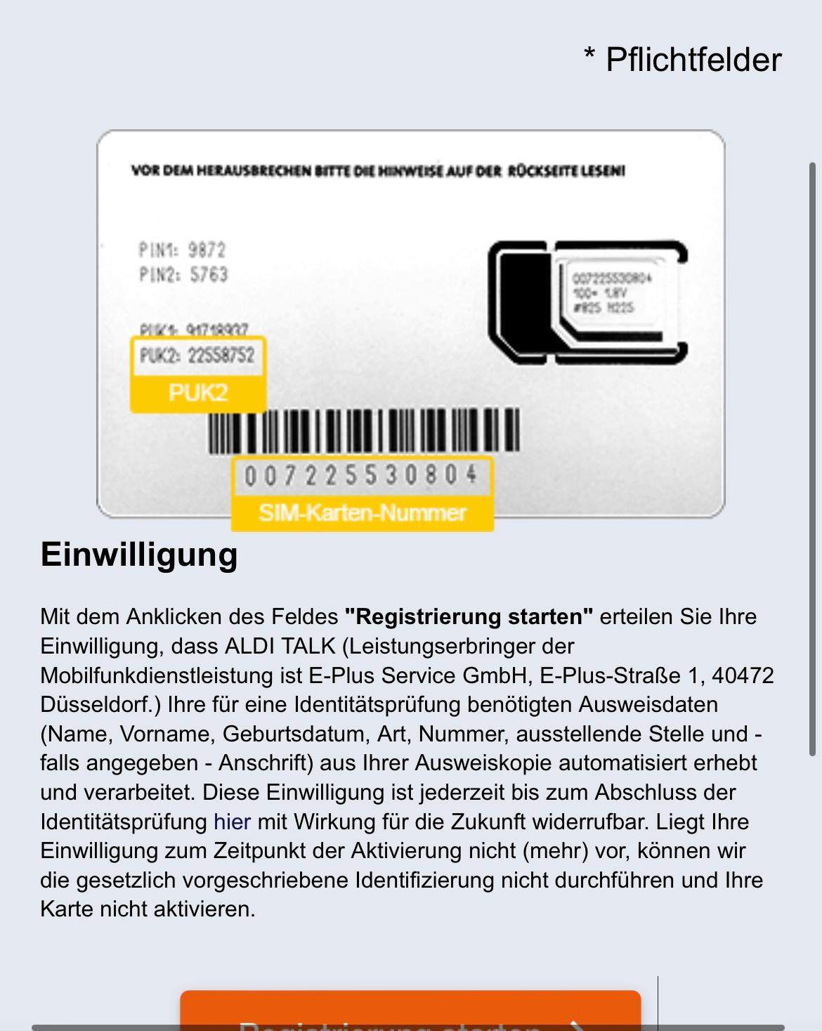 Sim karte? (SIM-Karte, Aldi Talk) Sim karte? (SIM-Karte, Aldi Talk)