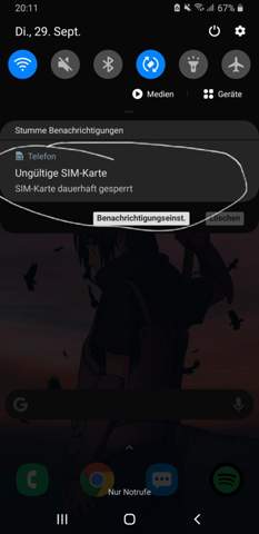 Sim Karte gesperrt? (Handy, SIM-Karte) Sim Karte gesperrt? (Handy, SIM-Karte)