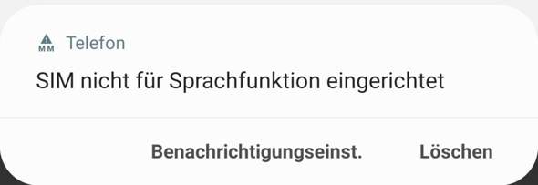Samsung S8 Sim Nicht Für Sprachfunktion Eingerichtet