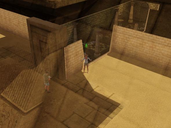 Sim zwischen Pyramide - (Sims 3, Sims 3 Reiseabenteuer)
