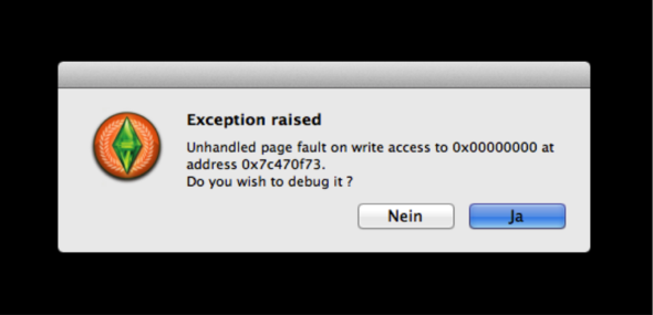 ... - (Sims 3, Fehler, Mac)