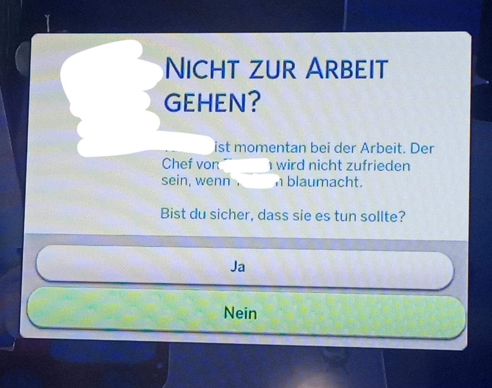 Sims 4 - meine Sims gehen weder zur Schule noch zur arbeit? (PlayStation 4)