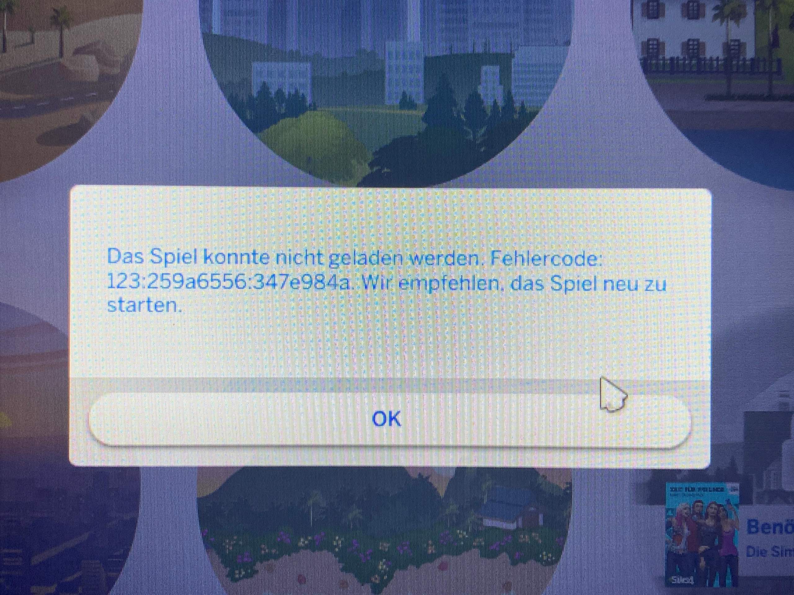 sims 4 spielen geht nicht