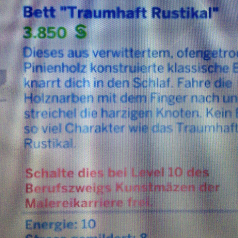 Das ist die Meldung - (PC, Sims, Sims 4)