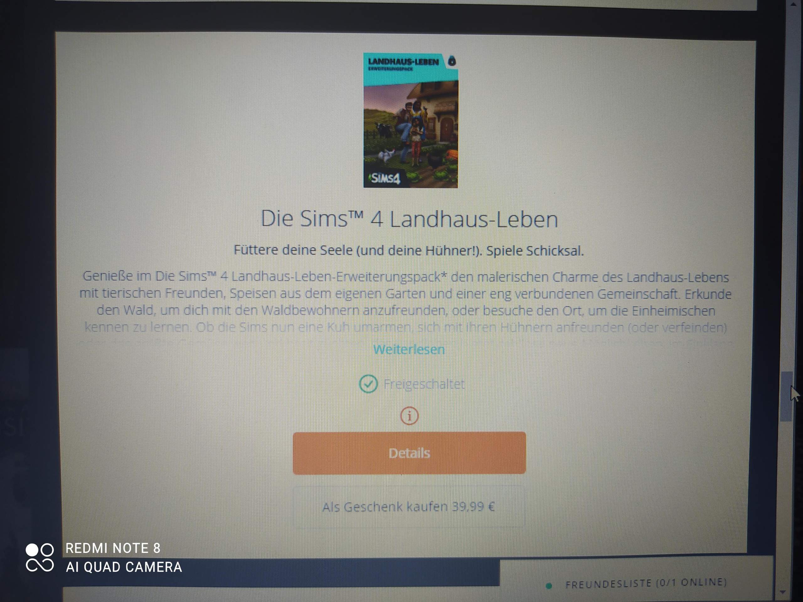 Sims 4 Landhaus leben geht nicht? (Spiele und Gaming, Laptop, Origin)