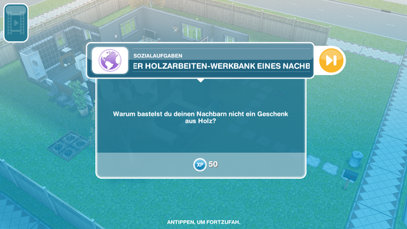 Ich weiß nicht was ich hier machen soll kann mir das jemand erklären?  - (Sims, Die Sims FreePlay, Quest)