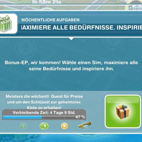 Sim aufgabe - (Sims, Die Sims FreePlay, Quest)