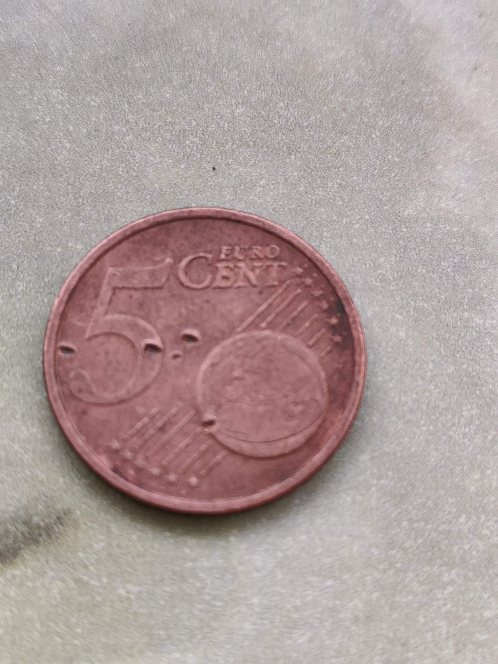 sind 5 cent=5 cent? (Münzen, Fehlprägung)