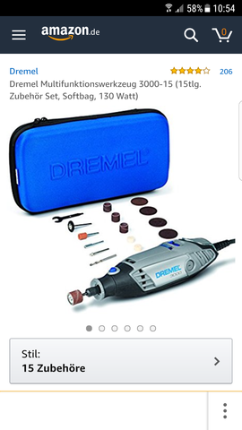 Dremel Fliesen Frasmesser Mod 562 Arbeitsdurchmesser 3 2 Mm