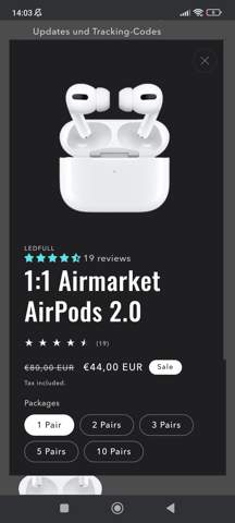 Sind das echte apple airpods?