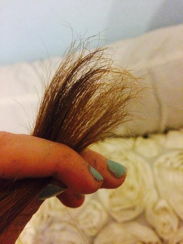 sind das kaputte haare hilde gespalten