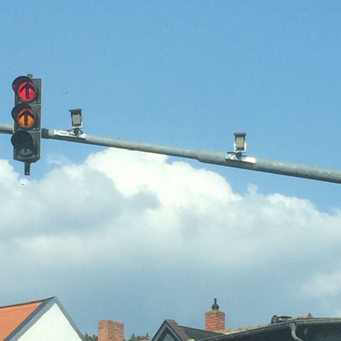 Sind Das Rote Ampel Blitzer Rot