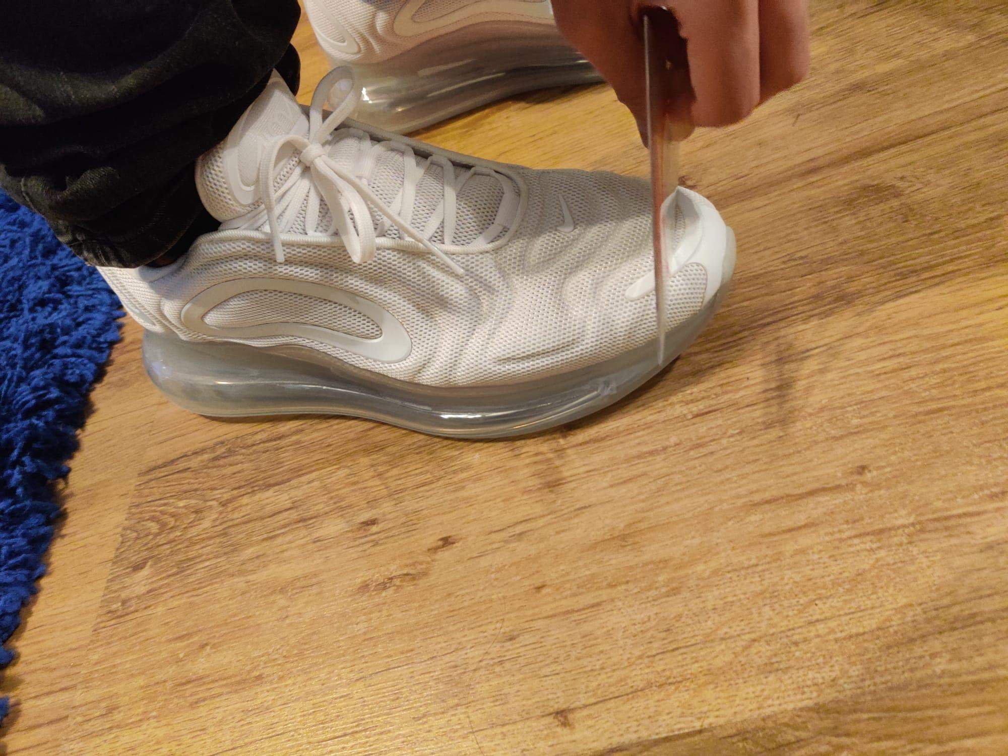 Sind die Schuhe zu groß Bild? (Kleidung, Mode, Aussehen)