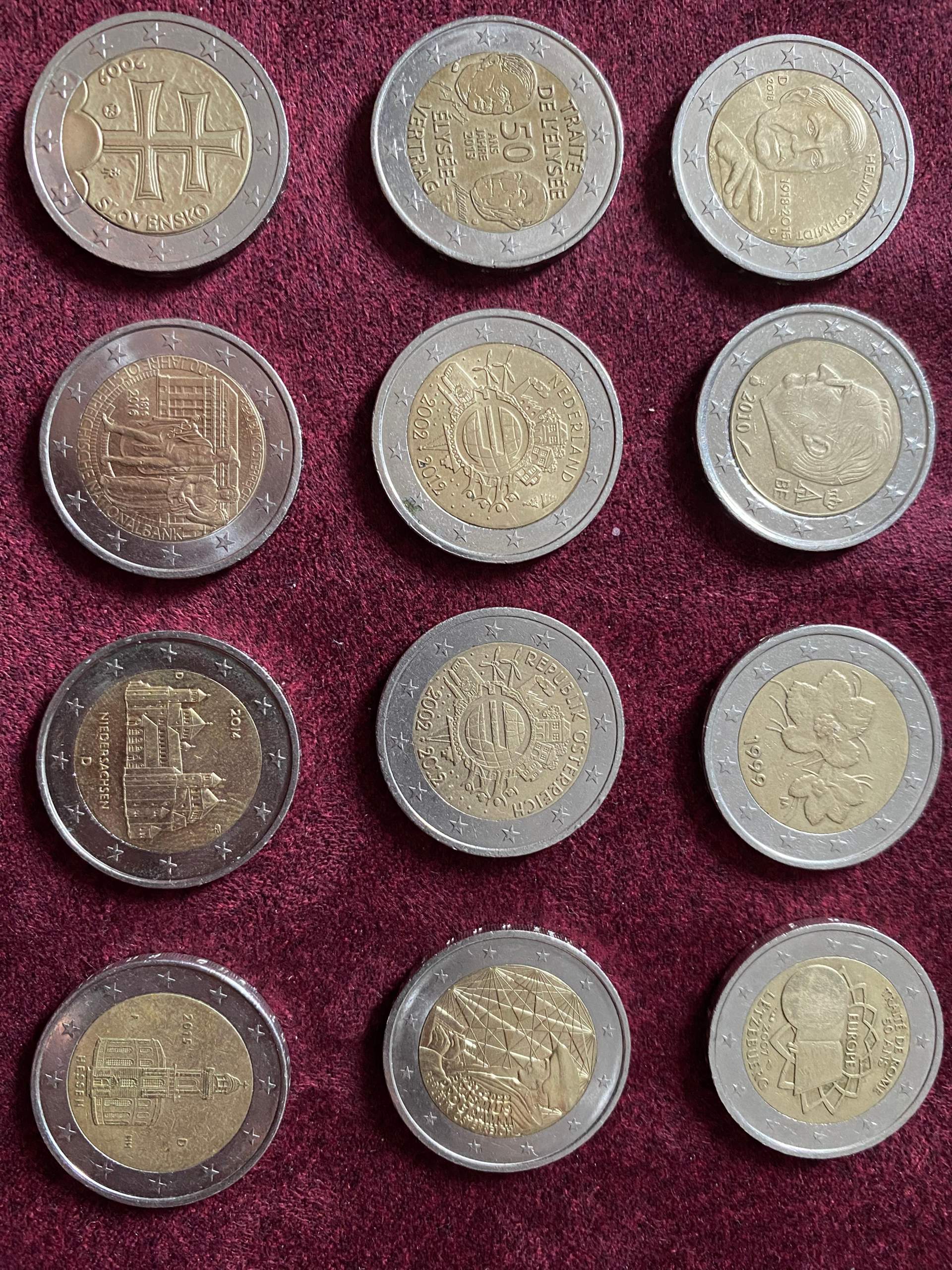Sind diese 2€ Münzen was Wert? (Geld, Euro, Wertschätzung)