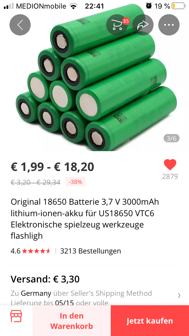 Sind diese Batterien fr die Uwell Crown 4 gut? (Akku, E-Zigarette, dampfen) Sind diese Batterien fr die Uwell Crown 4 gut? (Akku, E-Zigarette, dampfen)