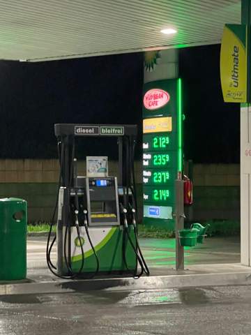 Sind diese Benzin/Diesel Preise Teuer?
