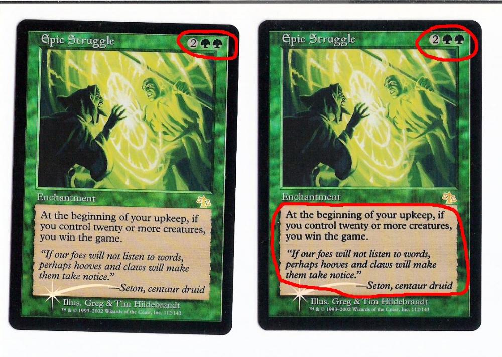 Sind diese MTG-Karten gefälscht? (Fälschung, Sammelkarten, Magic) Sind diese MTG-Karten gefälscht? (Fälschung, Sammelkarten, Magic)