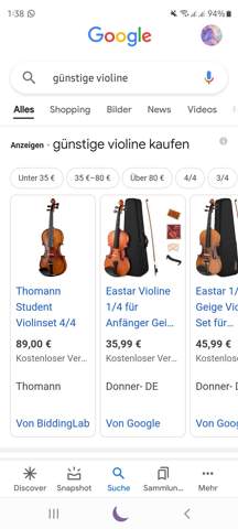 Sind diese Violinen gut um als Anfänger spielen zu können?