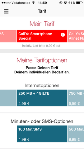 Kostet das insgesamt 15€ oder nur 10€? - (Smartphone, Vodafone, handytarif)