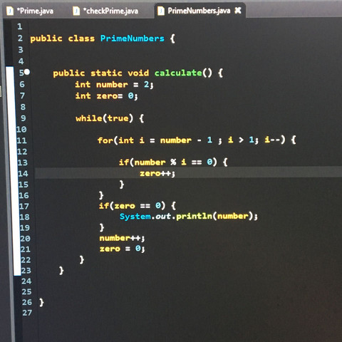 PrintPrimes - (programmieren, Java)