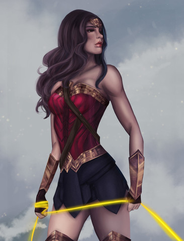 Wonder Woman - (zeichnen, malen, Convention)