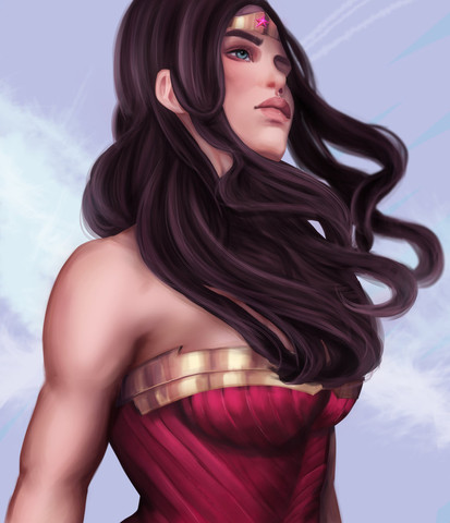 Wonder Woman - (zeichnen, malen, Convention)