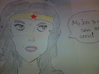 Wonder woman gezeichnet von Vickysweet - (zeichnen, Wonder Woman)