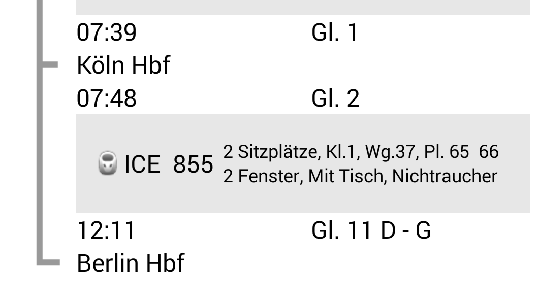 Sitzplan ICE 2 weicht vom Ticket ab (Deutsche Bahn)