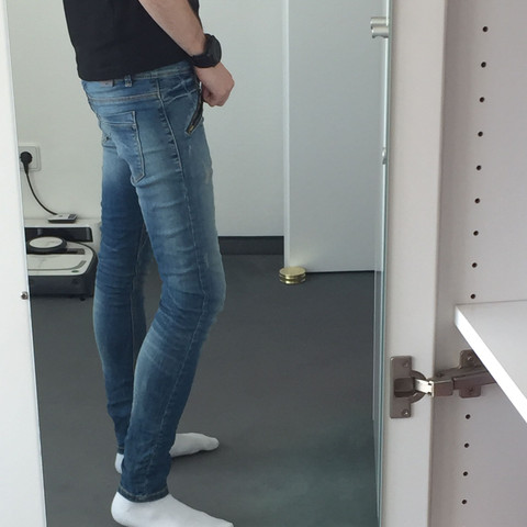 Meine neue Jeans  - (Junge, Jeans, skinny)