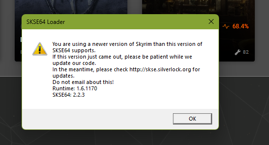 SKSE unterstützt nicht die neue Version von Skyrim? (PC, Computerspiele ...