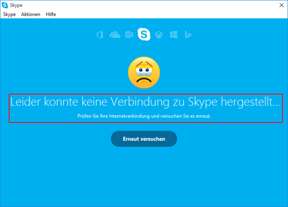 Fehlermeldung - (Fehler, Skype, Windows 10)