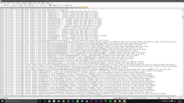 Screenshot 3 Crash Log - (Technik, Games, skyrim)