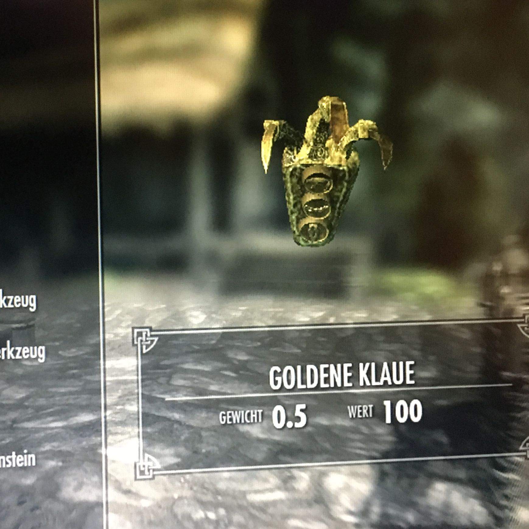 Skyrim Goldene Klaue Quest bug? Technik, PC)