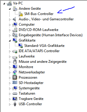 Treiber fehlt - (Treiber, sm-bus-controller)