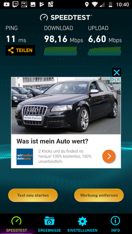 Internet Geschwindigkeit - (Technik, Smartphone, WLAN)
