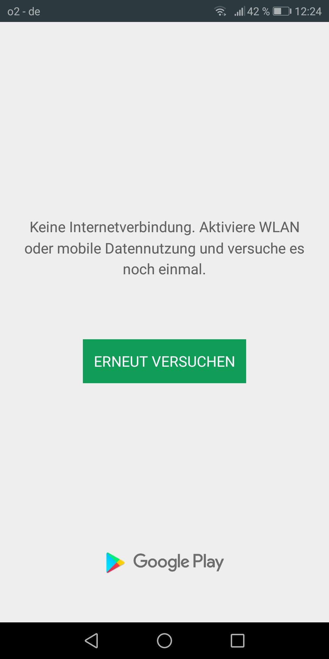 Smartphone/Google Play hat Probleme mit WLAN?